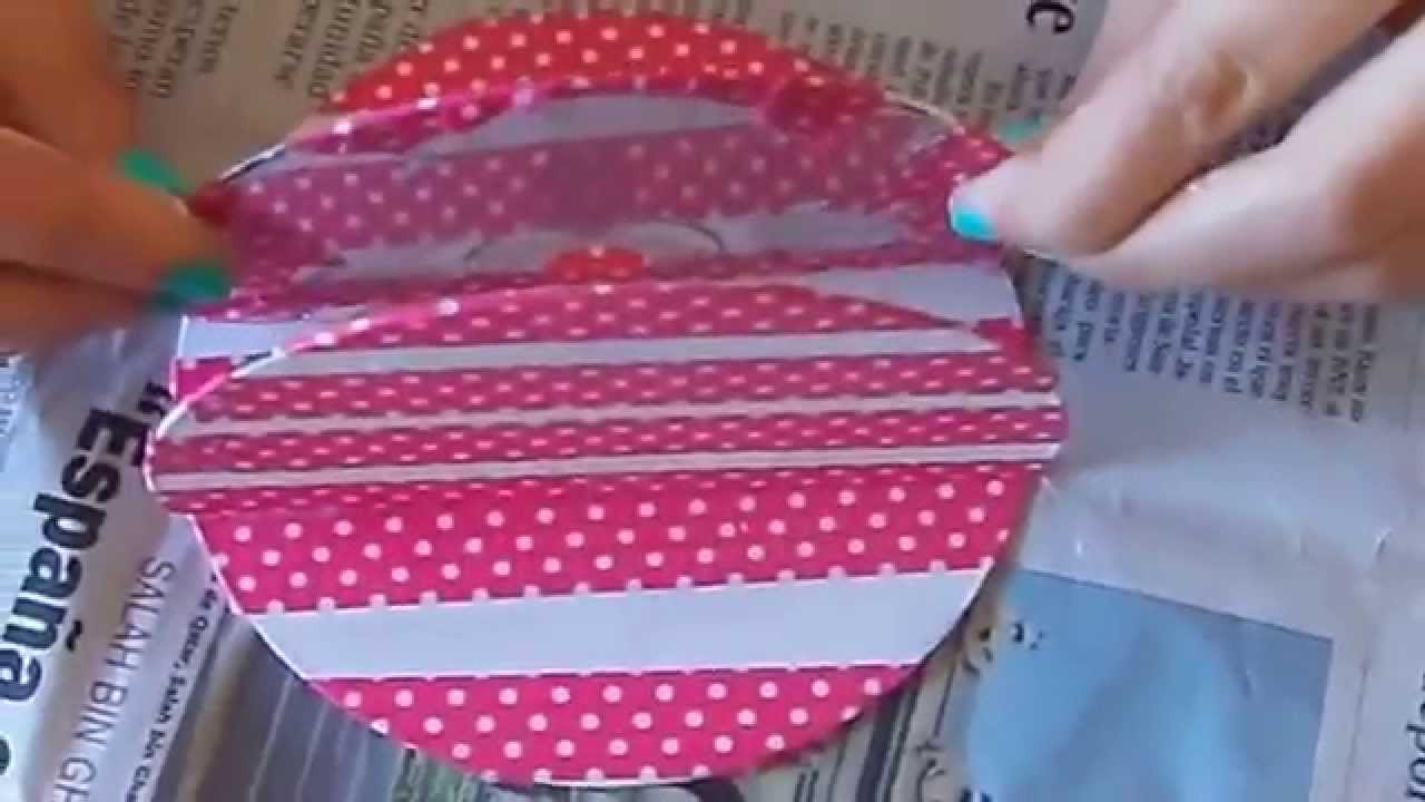 💚SERVILLETERO HECHO CON CDs💚DIY