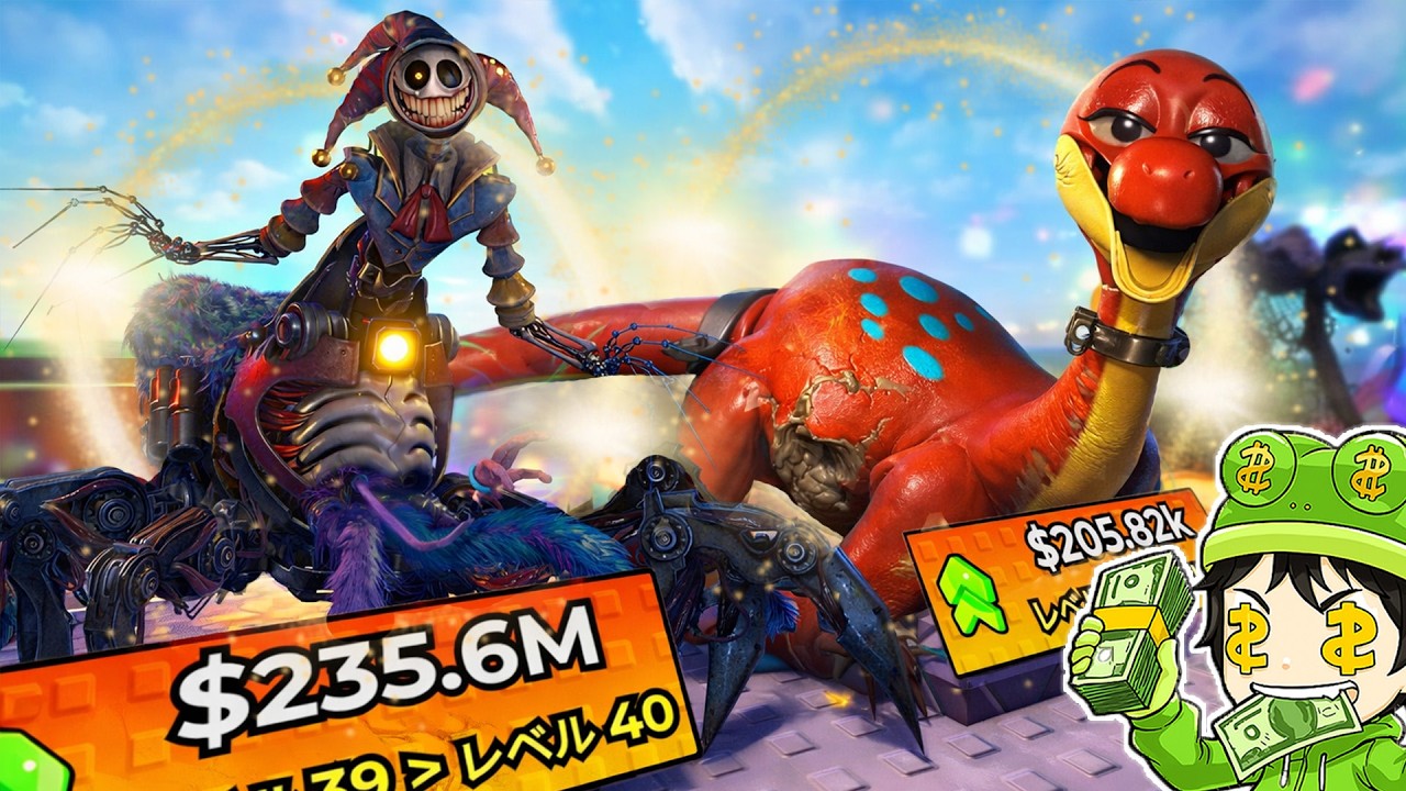 津波から逃げて最高レアの『プロトタイプ』ゲットするまでやめられません！【津波から逃げる:ポピープレイタイム/Escape Tsunami for Poppy Playtime】