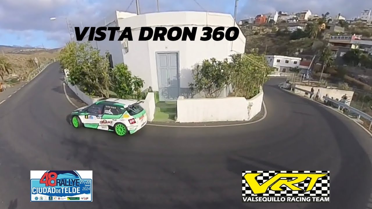 RALLY CIUDAD DE TELDE 2024 VISTA 360&deg; #rally #insta360 #spectacularview #show #automobile #racing