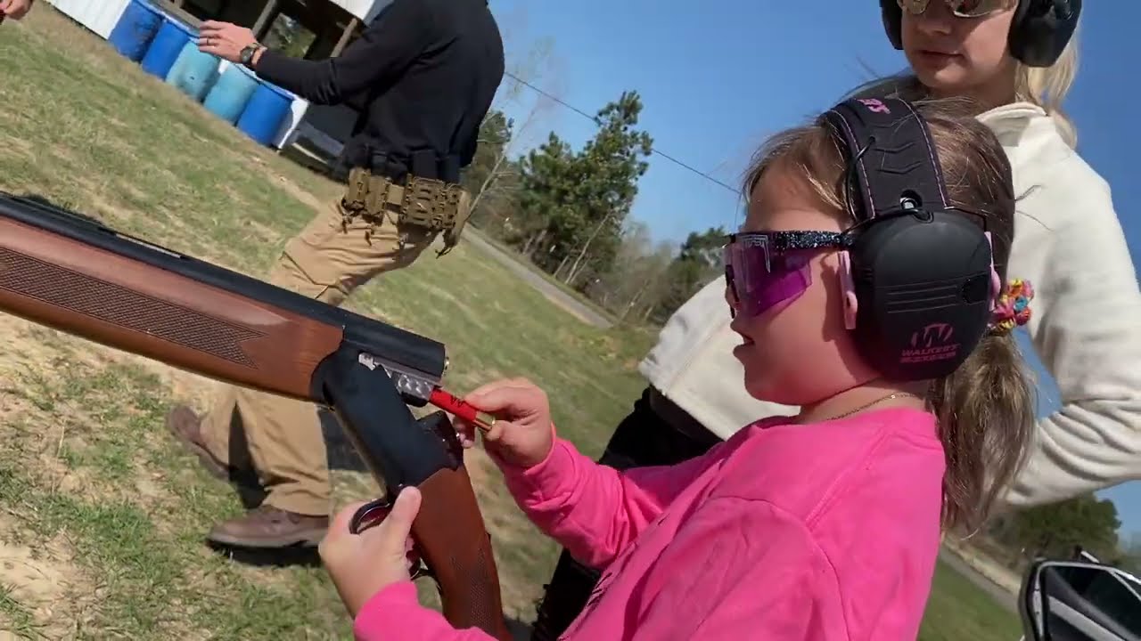 Skeet Shooting at 8 Years-Old!!  Autumns Armory & AGC Team Up!