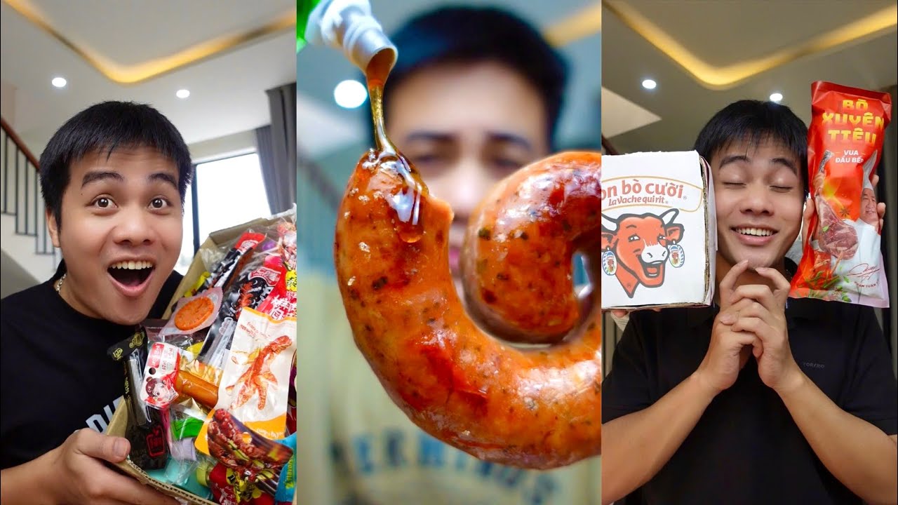 Review tất cả đồ ăn vặt tui có, lựa chọn trái phải pizza, burger và cái kết