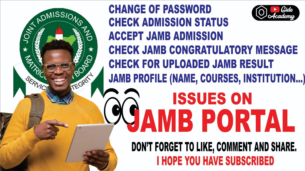 HOW TO ACCESS JAMB CAPS || ISSUES ON JAMB PORTAL || JAMB 2024/2025