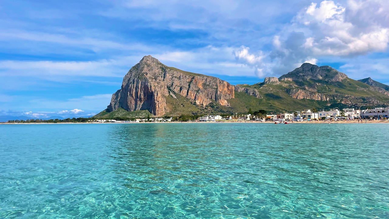 Mare stupendo a San Vito Lo Capo 🇮🇹 | Wonderful Crystal Clear Sea in Sicily 4k