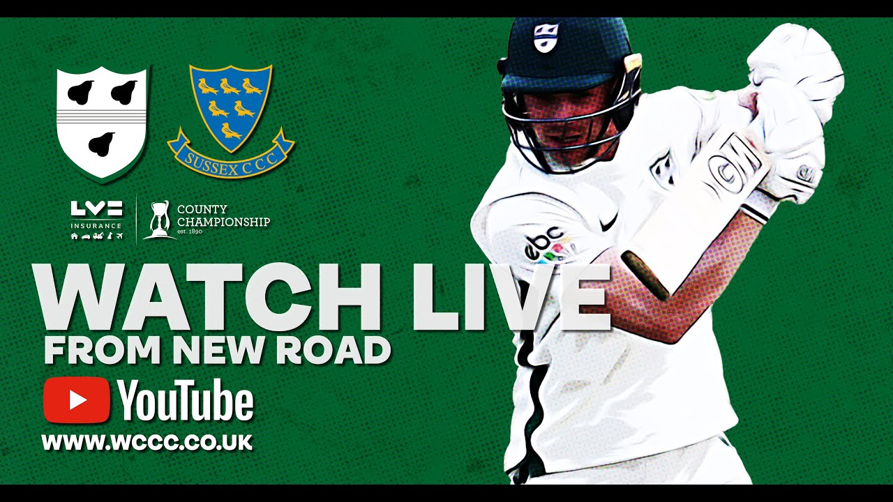LIVE 🔴 Worcestershire CCC vs Sussex CCC - Day 2
