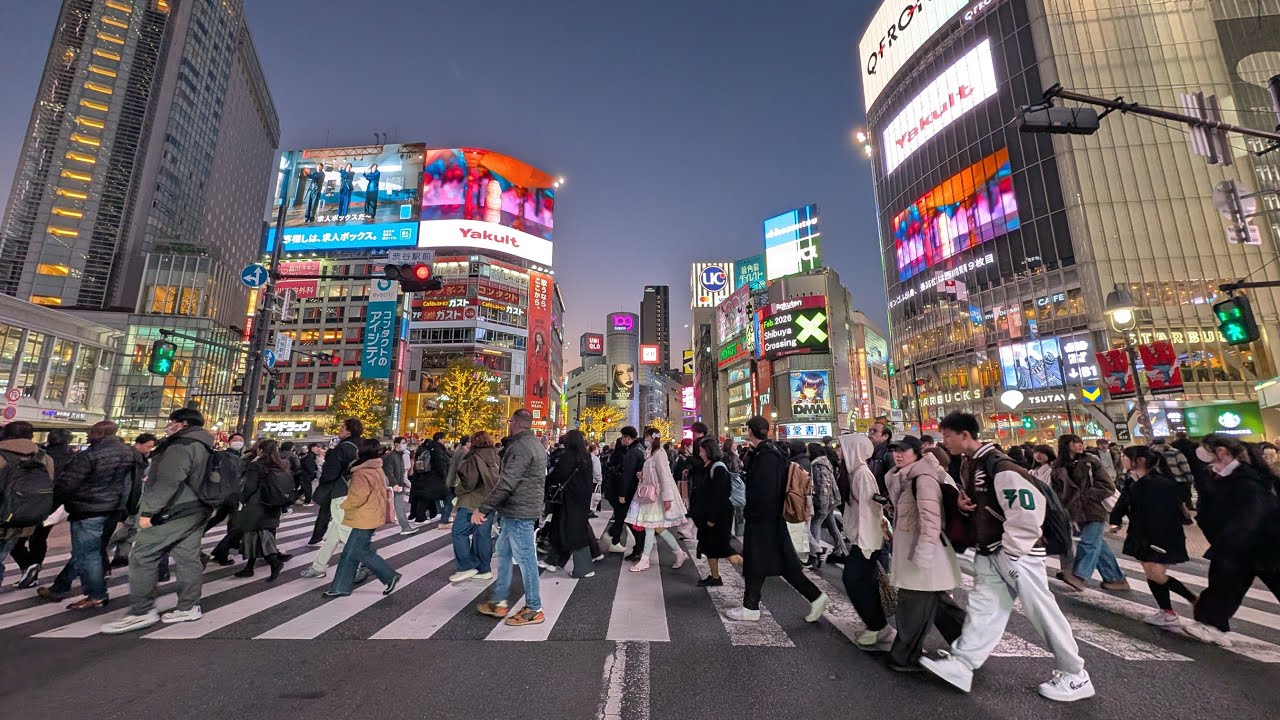 【高画質FHDお散歩ライブカメラ】渋谷　ナイトウォーク　Shibuya night walk【live camera】2026/02/13