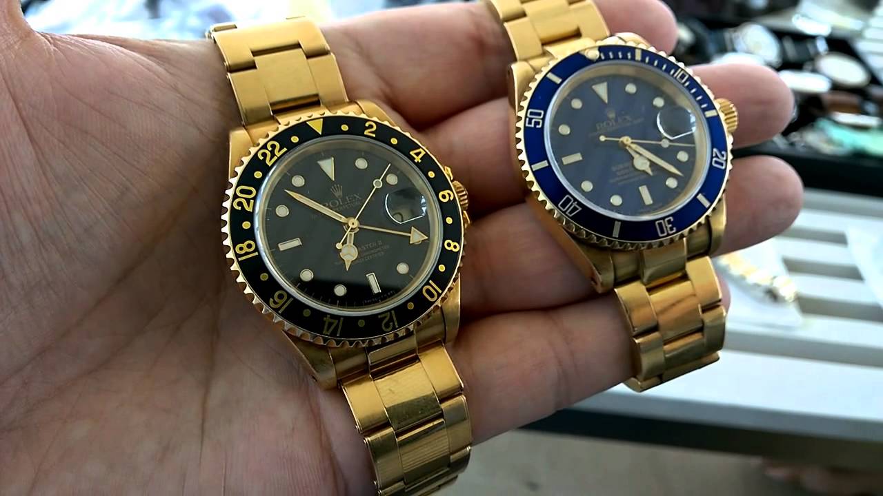 ARCHIELUXURY'S MORAL DILEMMA - Gold Rolex Sub or Gold Rolex GMT