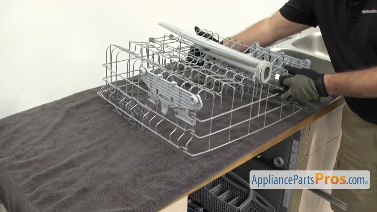 How To: Frigidaire/Electrolux Dishwasher Upper Dishrack Wheel 5304507440