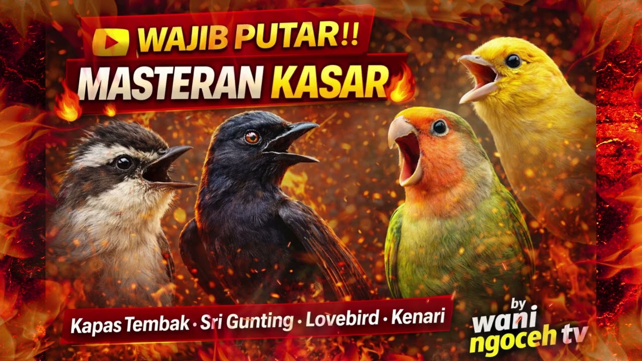 WAJIB PUTAR‼️🔥 MASTERAN KASAR 🔥 Kapas Tembak • Sri Gunting • Lovebird • Kenari