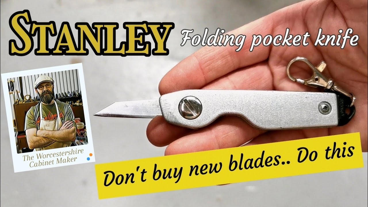 How to sharpen a Stanley Knife - and keep it sharp