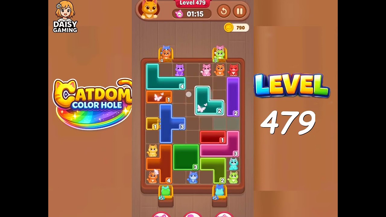 Catdom Color Hole Level 479 Walkthrough