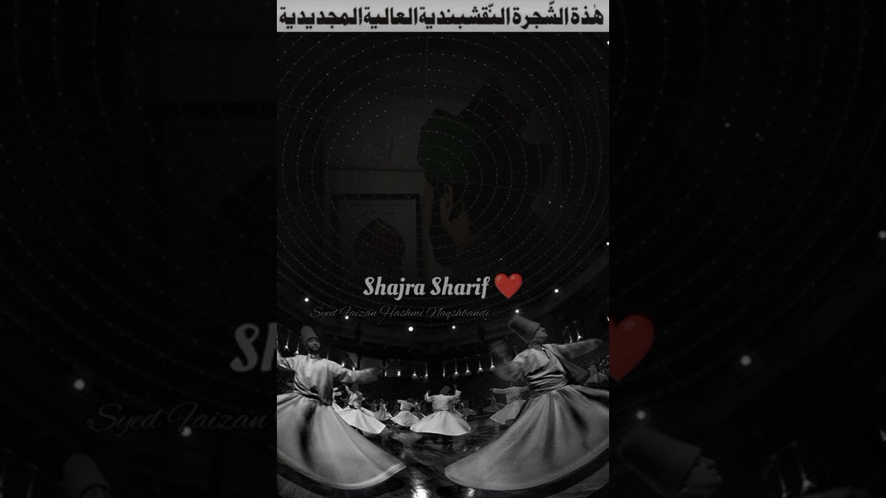 Shajra Sharif || Silsila e Naqshbandiya Mujaddidiya || Syed Faizan Hashmi Naqshbandi || 2022 ||