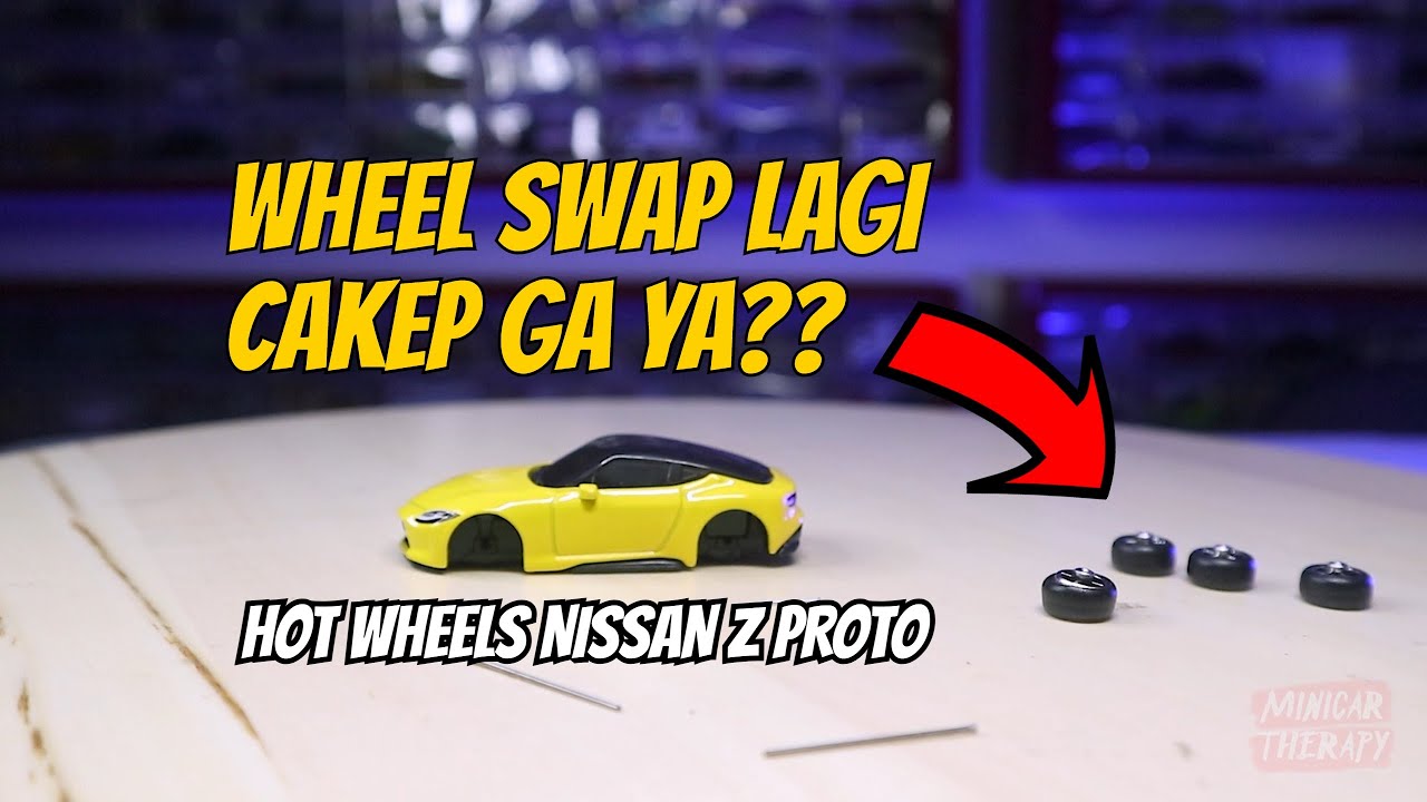 DIECAST NISSAN Z PROTO, HOT WHEELS NISSAN Z PROTO REVIEW DAN GANTI BAN.