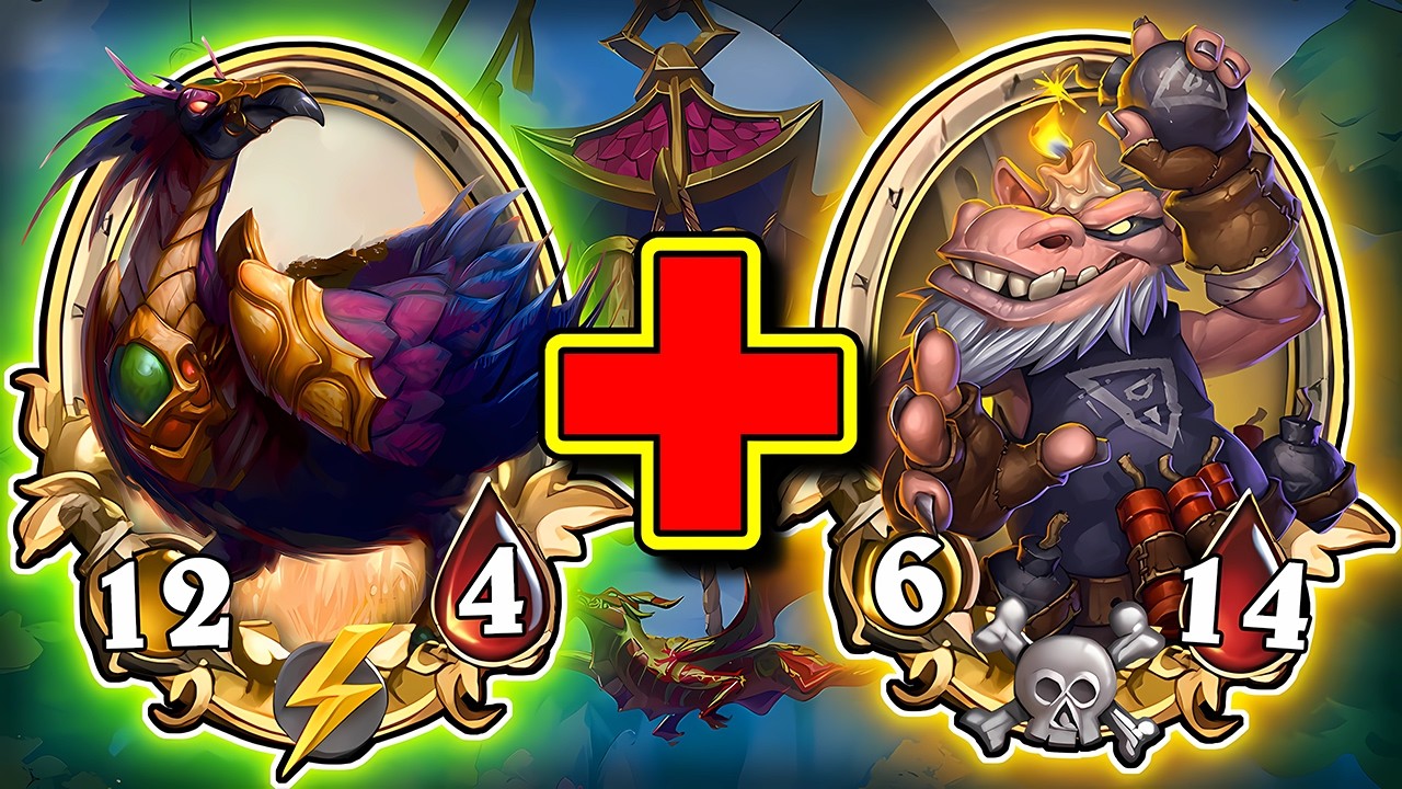 Destroy Half the Board WITHOUT Attacking?! | Hearthstone Battlegrounds