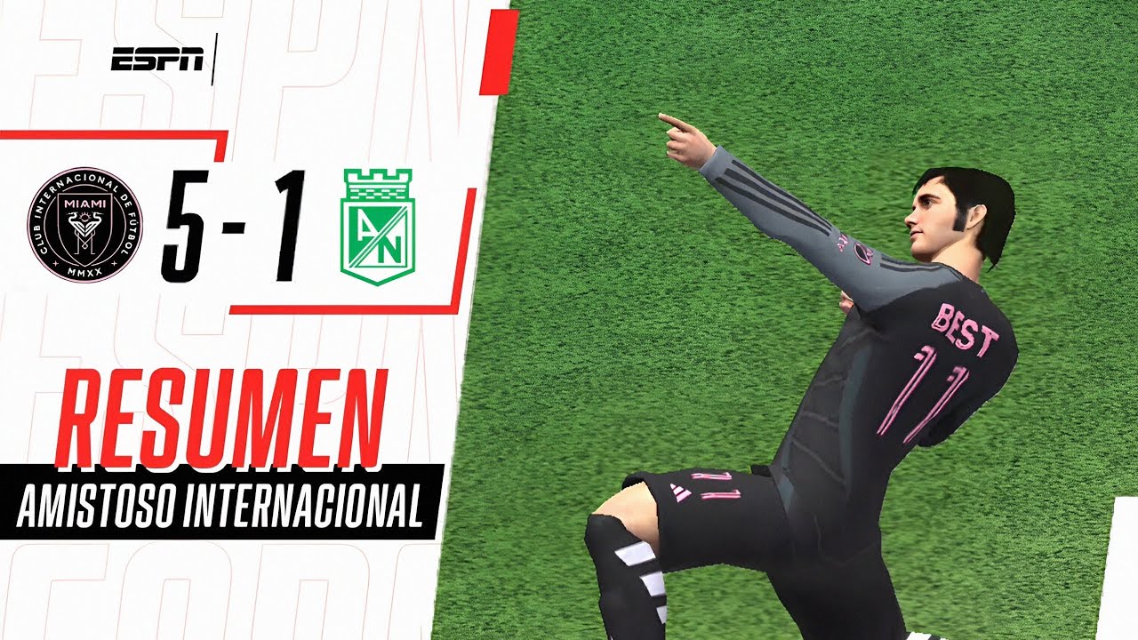 TRIPLETE DE BEST EN LA GOLEADA DE LAS GARZAS ANTE EL VERDOLAGA| Inter 5-1 Atl. Nacional | RESUMEN
