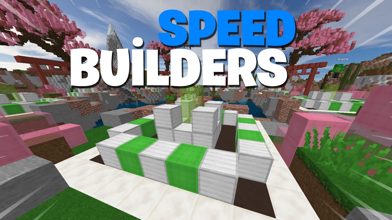Speed Builders zorlu rakip | minecraft craftrise