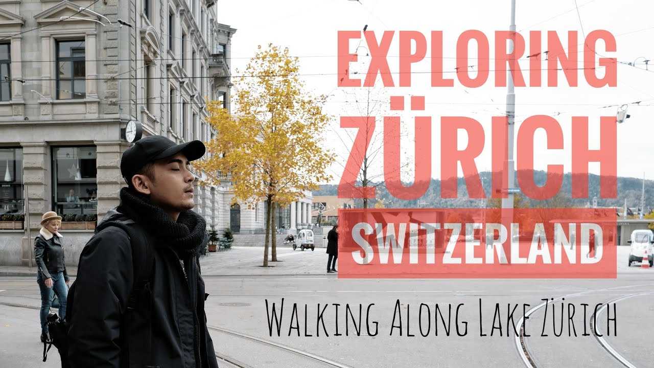 Exploring Zürich Zwitzerland - Walking Along Lake Zürich 🦢