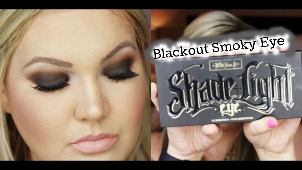 ★BLACKOUT SMOKY EYE | KAT VON D SHADE + LIGHT EYE CONTOUR PALETTE★