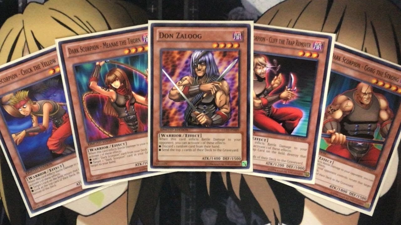 My Dark Scorpion Yugioh Deck Profile for September 2020