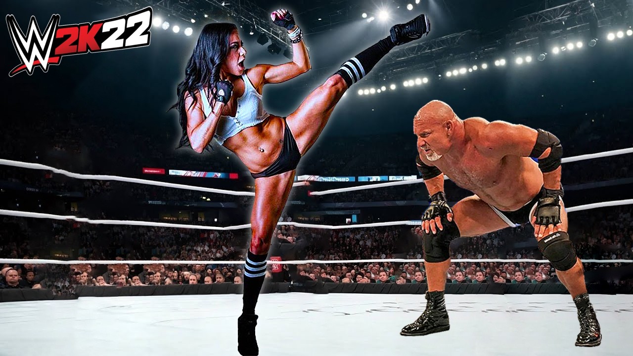 Реванш между Зиппорой Файтер и Голдбергом (WWE 2K22)