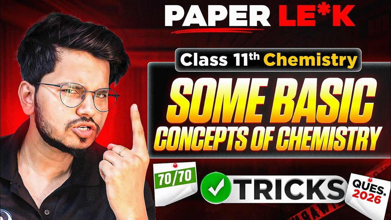 CLASS 11th CHEMISTRY CHAPTER 1 MOST IMPORTANT NUMERICALS 2025-2026 | CLASS 11th chemistry QUESTIONS 