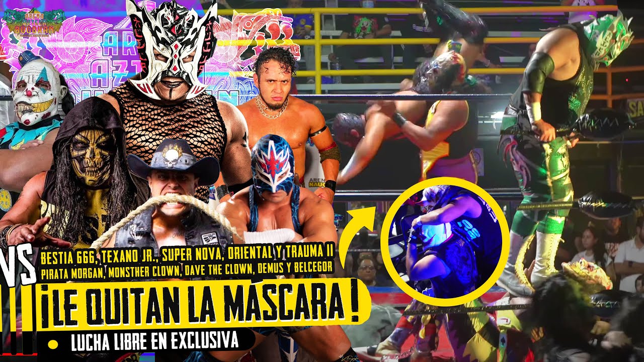 ‼️Le QUITARON la MÁSCARA en FUNCIÓN de LUCHA LIBRE‼️ | Arena Azteca Budokan @ProduccionesJhenuamn