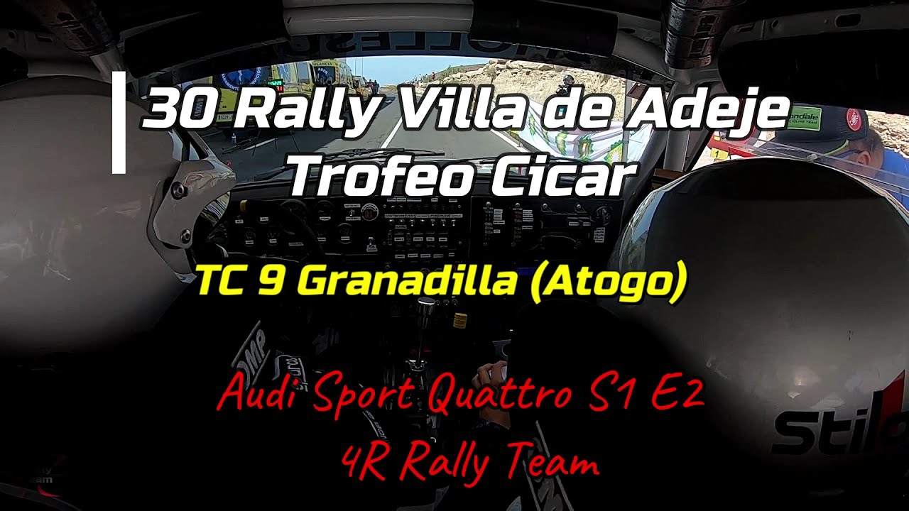 30 Rally Villa de Adeje 2021 - TC 9 Granadilla. Raúl Carro Miguel Reverón  Audi Sport Quattro S1 E2.
