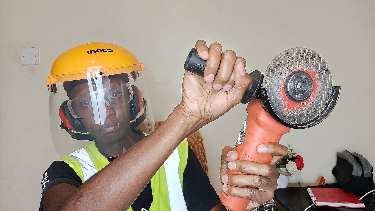 Angle Grinder safety, I had to read the instruction manual again