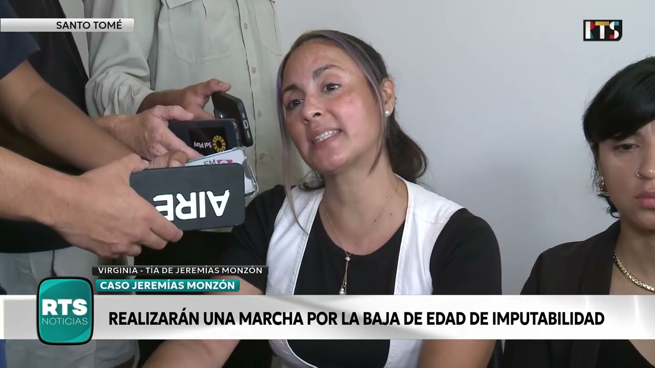 MARCHA EN SANTO TOMÉ PARA PEDIR JUSTICIA POR JEREMÍAS MONZÓN | RECLAMO POR CAMBIOS EN LA LEGISLACIÓN