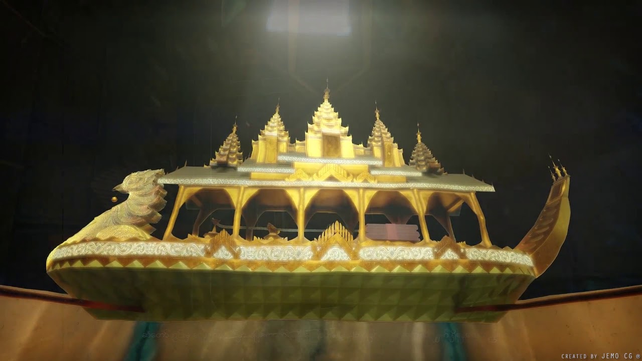Shwe Dagon Pagoda 3D animation