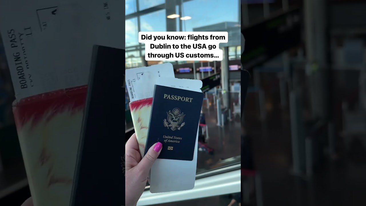 #traveltips did you know, there is US customs at the #dublin airport? #travel
