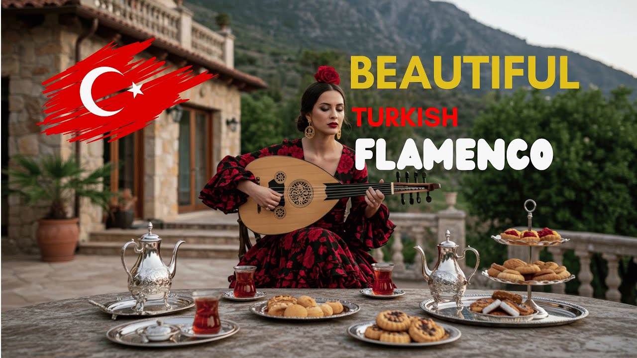 Spanish Guitar Meets Arabic Oud – Flamenco Rumba Fusion | Relaxing Music for Sleep & Study
