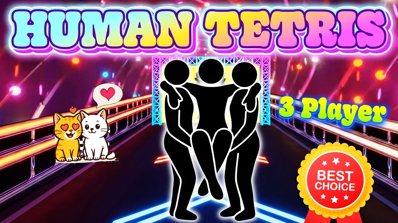 HUMAN TETRIS | 3-Player Co-op | Squad Challenge | High-Quality Immersive Interactive Warm-Up #34