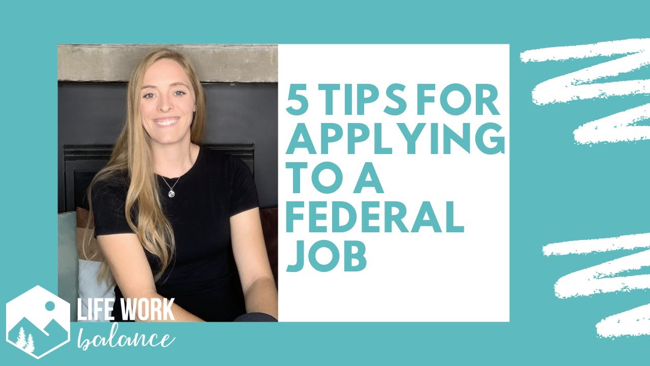 5 Tips for Applying to a Federal Job