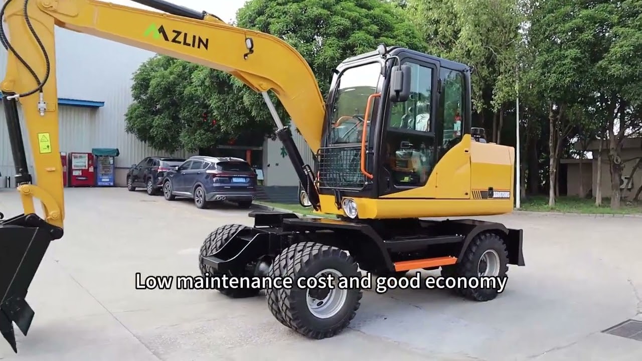 Powerful Wheel Excavator in Action | Heavy Equipment Demo