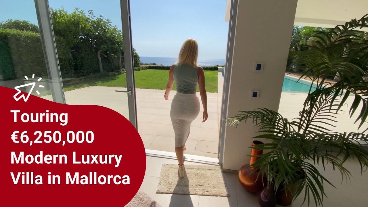New fantastic villa on the first line in El Toro, Mallorca, Spain