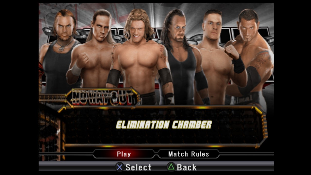 WWE SvR 2009 - Elimination Chamber: Edge vs Cena vs Undertaker vs HBK vs Batista vs Jeff Hardy