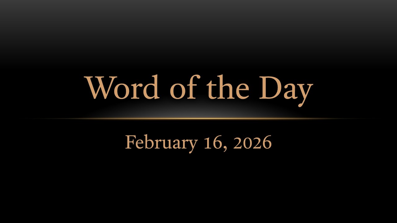 TURFJC Word of the Day for February 16, 2026: Revelation 14:12