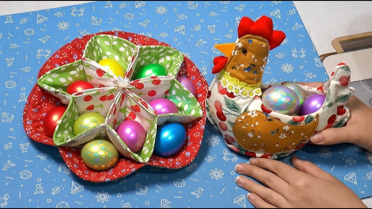 2 Last Minute Easter Gifts! 🐣 Sew in 10 Minutes (Beginner Friendly)