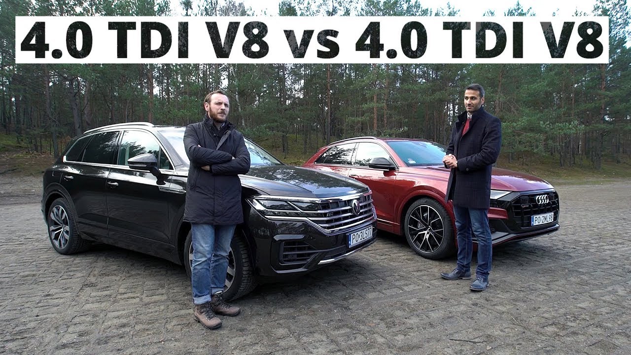 Audi SQ8 vs VW Touareg V8 - na tym samym wózku