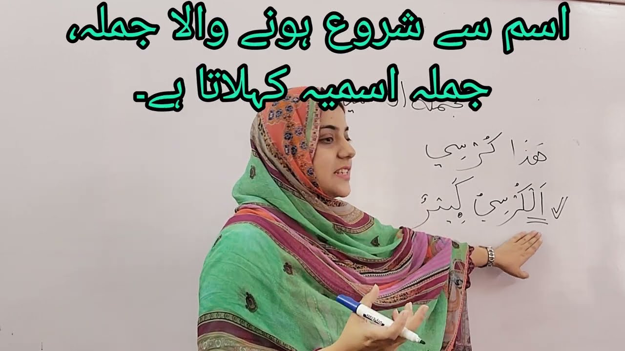 ALC Lecture 6 | Arabic Language Course with Dr. Quratulain Tahira| | الجملۃ الاسمیۃ Nominal Sentence
