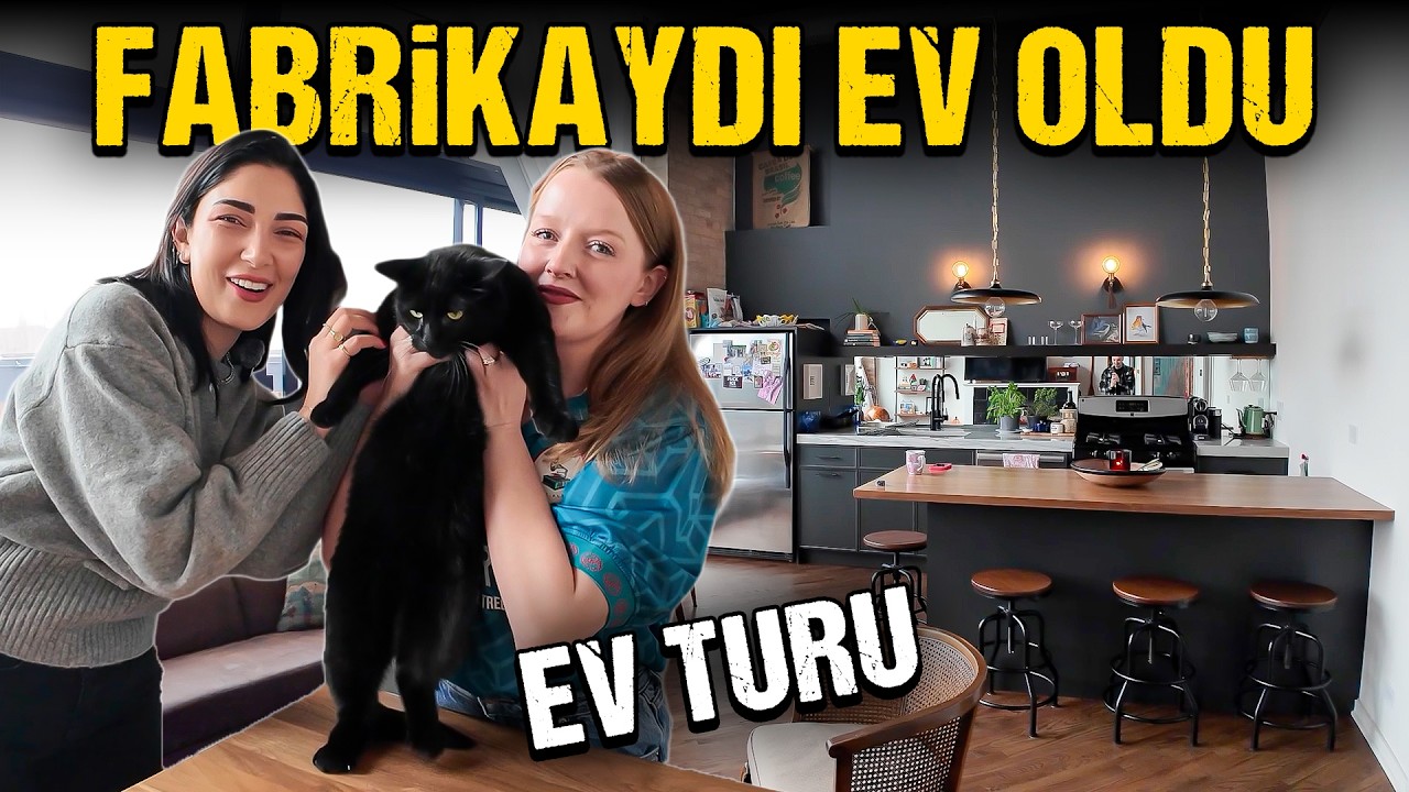 Arkadaşımın Chicago’daki Sanat Dolu Evini Gezdim - Bu Ev Önceden Fabrikaydı!