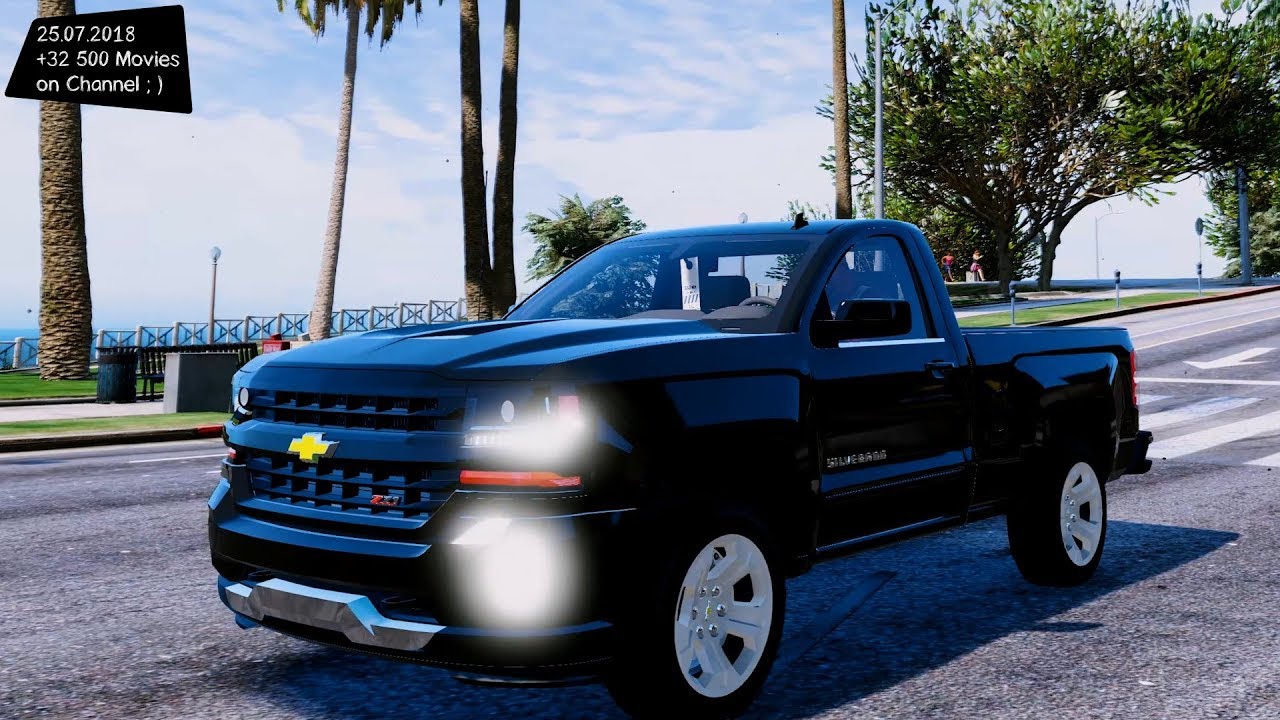 Chevrolet Silverado 2018 Single Cab 1.0 Test Drive GTA V _REVIEW
