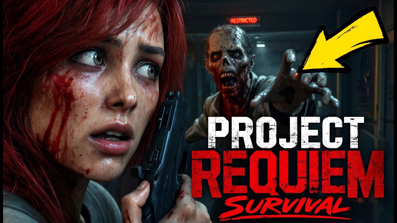 Project Requiem: Survival (Android, iOS) Gameplay - INSANE Zombie Horror Experience on Mobile!