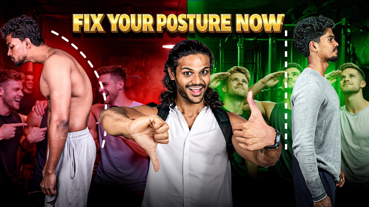Realistic Steps To Fix Bad Posture & Look Taller ❗ | Rounded Back, Forward Neck, Pelvic Tilt