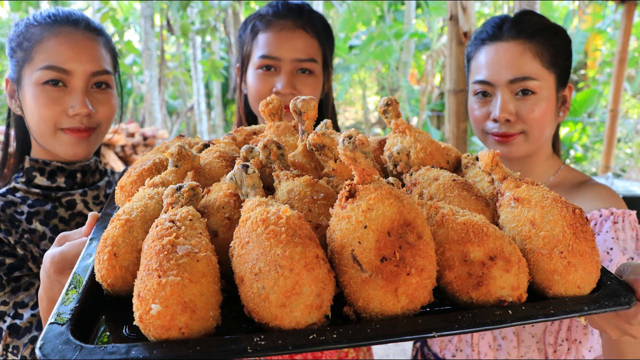 Cooking crispy chicken with potato recipe - Natural Life TV