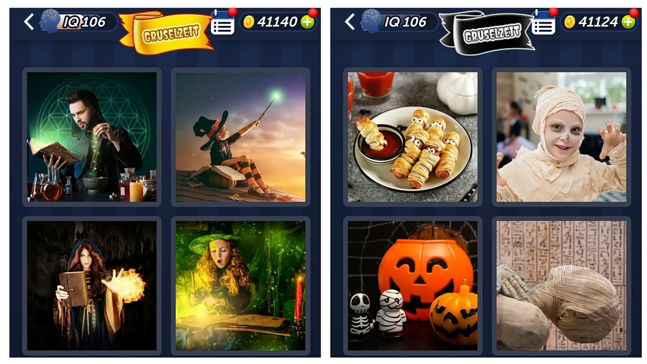 4 Bilder 1 Wort - Gruselzeit - 11.10.2025 - L&ouml;sung T&auml;gliches R&auml;tsel - Oktober 2025