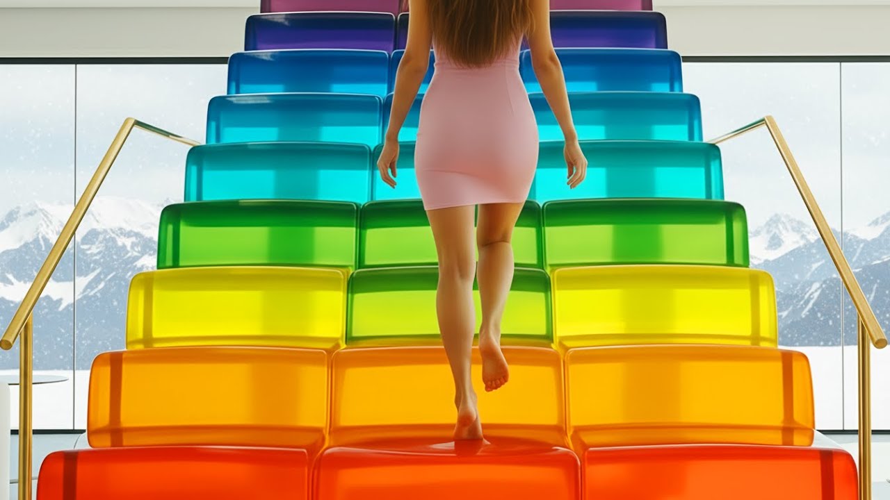 🌈 Which Stairs Would You Choose? | Oddly Satisfying AI Visuals For Stress 😌🎧
