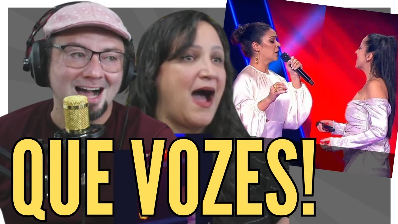 Brasileiros ficam boquiabertos com SARA CORREIA E RAQUEL TAVARES no THE VOICE PORTUGAL 2023