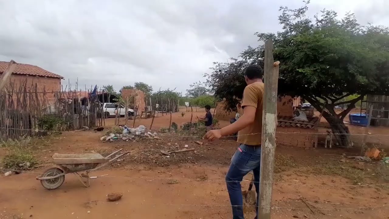 Ohje foi dia de tire vasoura 🧹pra min vare meu quintal🥰