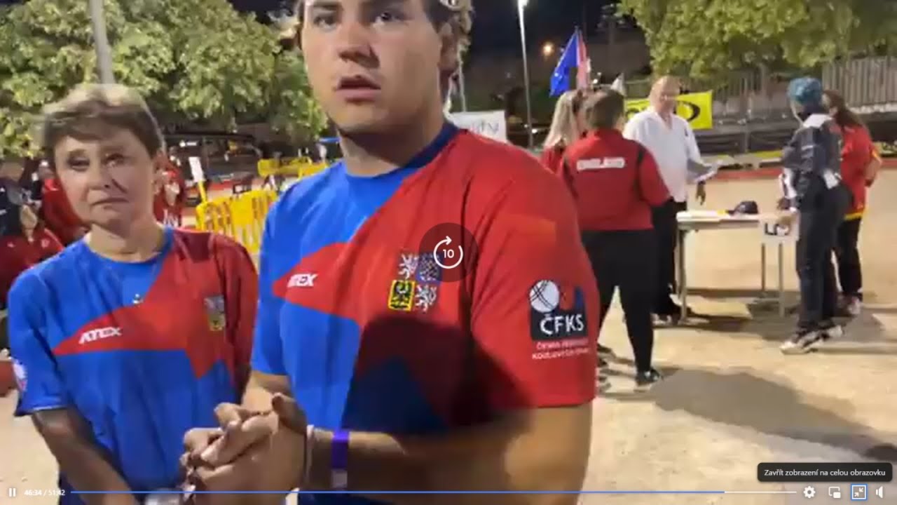 P&eacute;tanque European Championship Precision Shooting Juniors Male - The Czech Republic VS Turkey